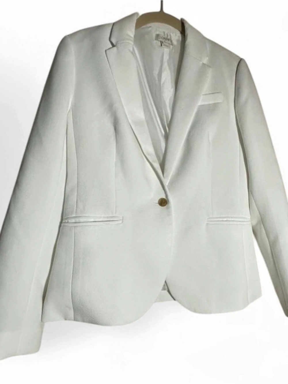 J.Crew blazer in White Size 6 Like New
